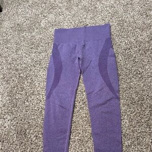 Amazon Purple Seamless High-Waist Leggings